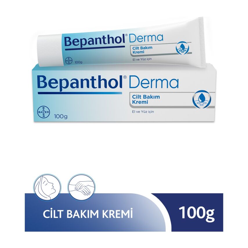 Bepanthol Cilt Bakım Kremi El Yüz Için 100 gr - 1