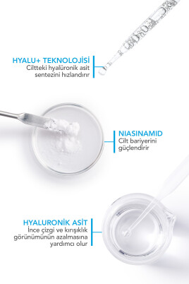 Bioderma Hydrabio Hyalu+ Dolgunlaştırıcı Nemlendirici Niacinamide Hyalüronik Asit Yüz Serumu 30 ml - 3