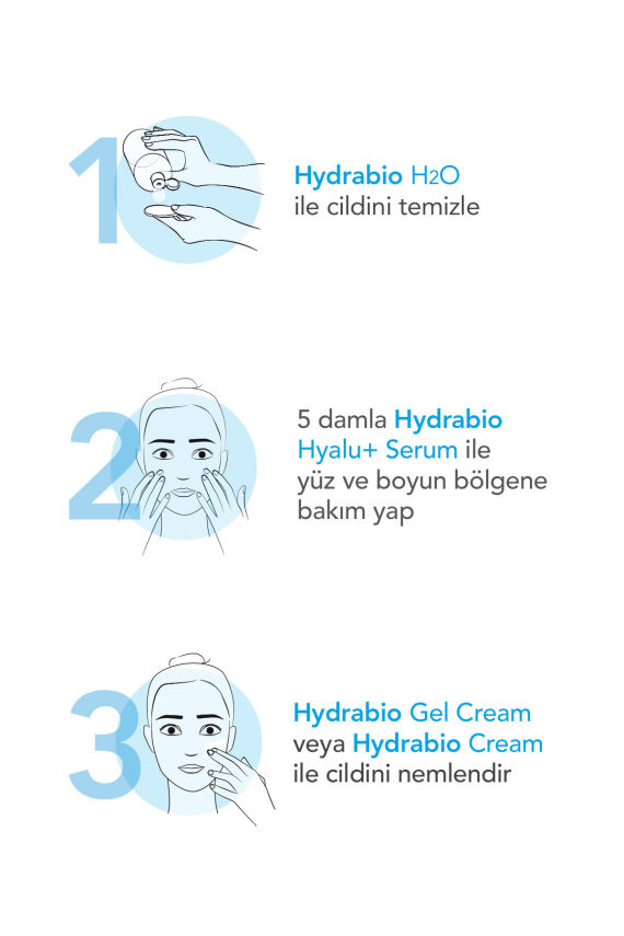 Bioderma Hydrabio Hyalu+ Dolgunlaştırıcı Nemlendirici Niacinamide Hyalüronik Asit Yüz Serumu 30 ml - 6