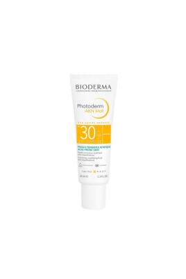 Bioderma Photoderm Akn Mat Karma Ve Yağlı Ciltler Için Matlaştırıcı Etkili Spf30 Güneş Koruyucu 40ml - 1