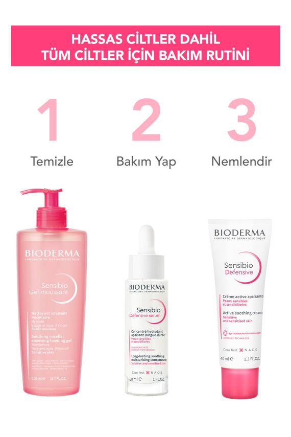 Bioderma Sensibio Foaming Gel Hassas Ve Normal Ciltler Durulanan Micellar Yüz Temizleme Jeli 500 ml - 6