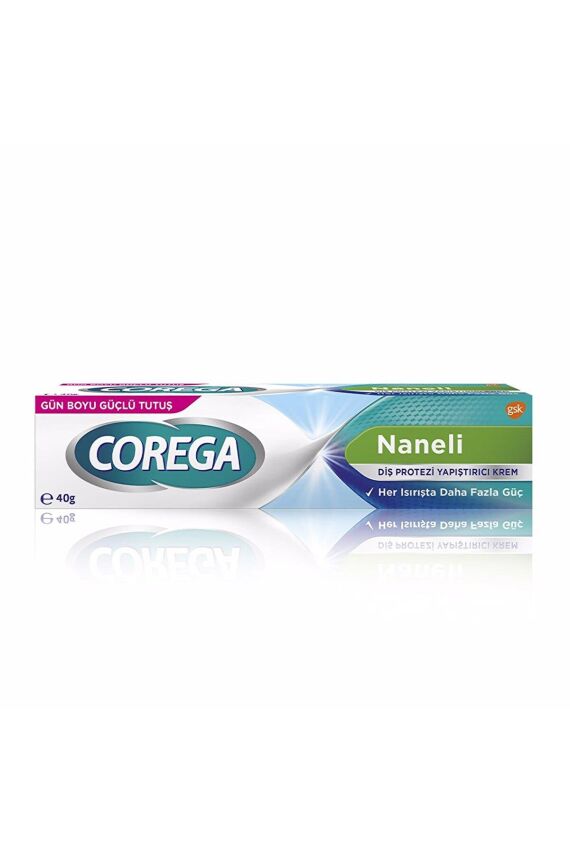 Corega Diş Protez Yapıştırıcı Krem 40 gr Naneli - 1