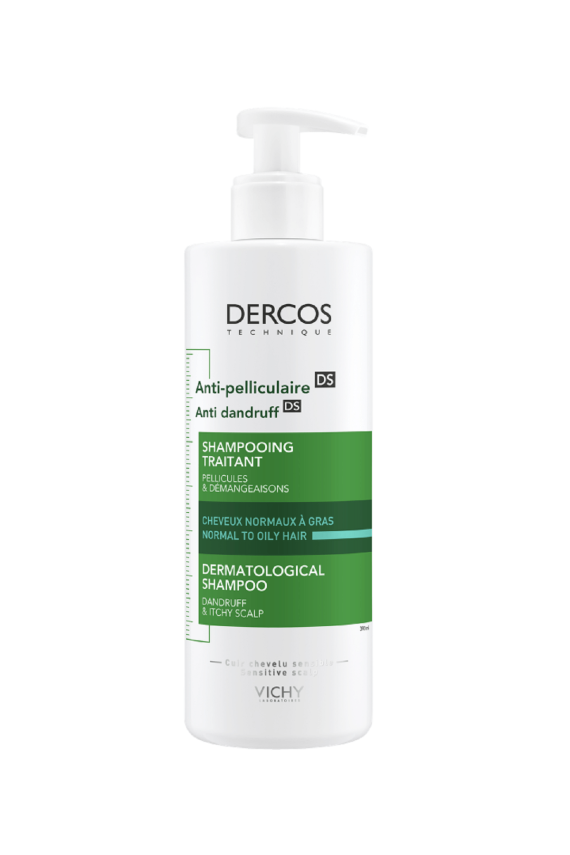 Dercos Anti-Dandruff Normal ve Yağlı Saçlar İçin Kepeğe Karşı Etkili Bakım Şampuanı 390 ml - 1