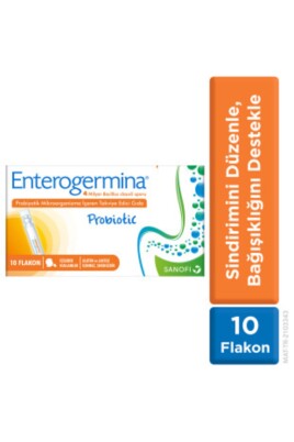 Enterogermina Aile 10 Flakon 4 Milyar Bacillus Clausii Sporu İçeren Probiyotik - 1