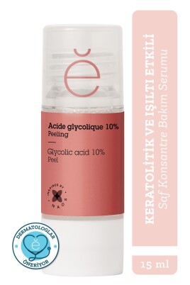 Etat Pur Pure Active Glikolik Asit %10 Aha Peeling Cilt Yenileme Etkili Saf Konsantre Cilt Bakım Serumu 15 ml - 1