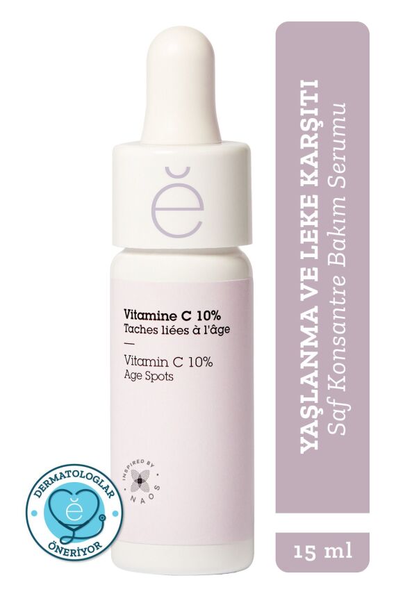 Etat Pur Pure Active Saf Vitamin C %10 Koyu Leke Aydınlatıcı Yaşlanma Karşıtı Konsantre Bakım Serumu 15 mL - 1