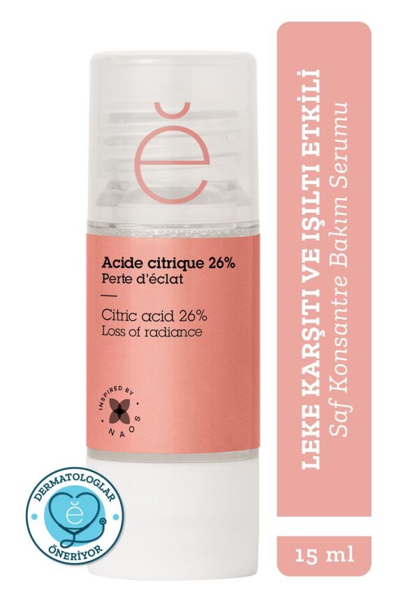 Etat Pur Pure Active Sitrik Asit %26 Aha Gözenek Sıkılaştırıcı Aydınlatıcı Konsantre Cilt Bakım Serumu 15 ml - 1