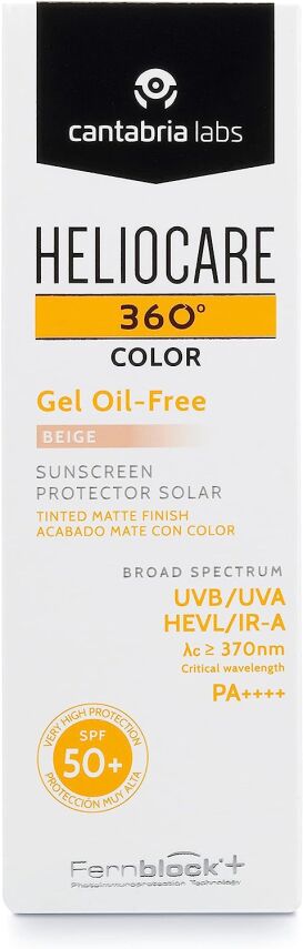 Heliocare 360 Gel Oil-Free Beige SPF 50 - 1