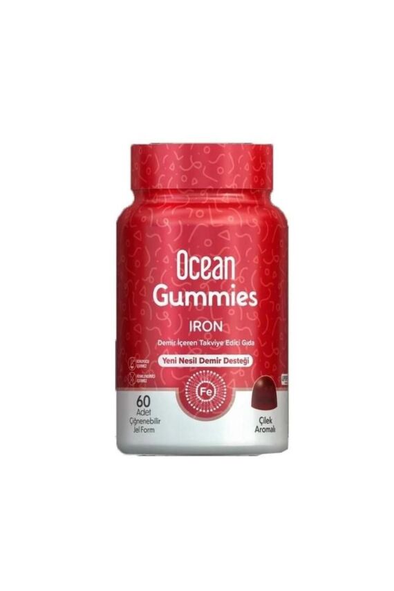 Ocean Gummies Iron 60 Jel Form - 1