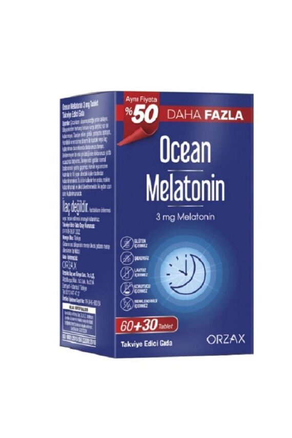 Ocean Melatonin 3 Mg 90 Tablet - 1