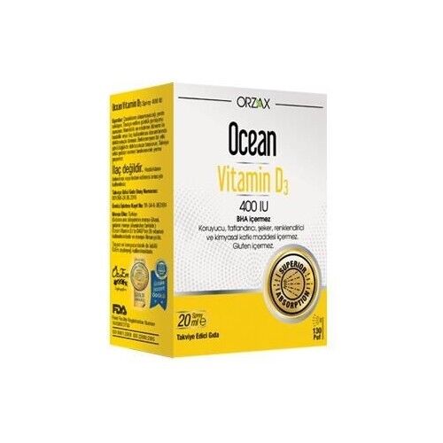 Ocean Vitamin D3 400'ıu Sprey 20ml - 1