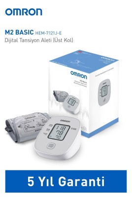 Omron M2 Basic Hem-7121j-e Üst Koldan Ölçer Dijital Tansiyon Aleti - 1