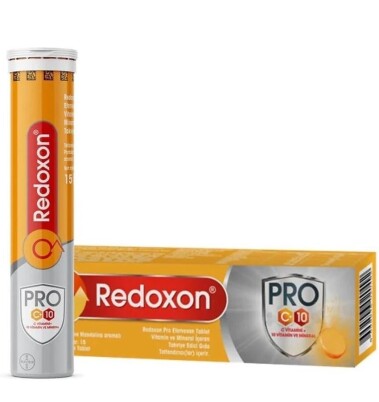 Redoxon Pro 15 Efervesan Tablet I 1000 C Vitamini, D Vitamini, Selenyum Ve Çinkoya Ek 7 Vitamin - 1