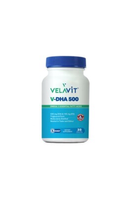 Velavit V-dha 500 Takviye Edici Gıda 30 Kapsül - 1