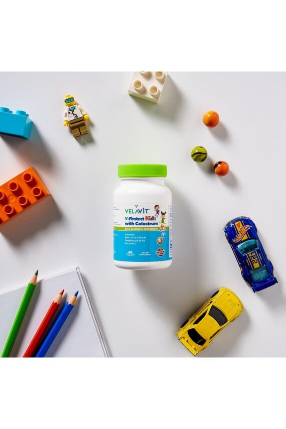  Velavit V-firstect Kids With Colostrum 30 Tablet Kolostrum, D3 Vitamini Ve Beta Glukan Içeren Gıda Takviyesi - 2