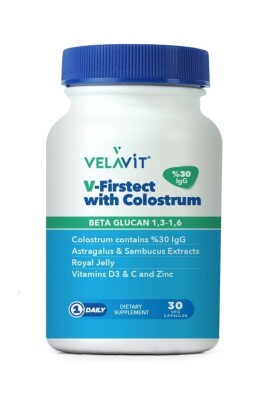 Velavit V-firstect With Colostrum Takviye Edici Gıda 30 Tablet - 1