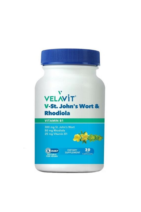 Velavit V-St.Johns Wort Rhodiola 30 Kapsül - 1